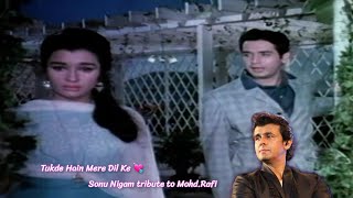 Tukde Hain Mere Dil Ke by Sonu Nigam 💝💜