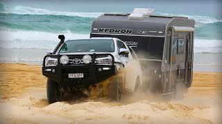 BEACH TOWING - TOYOTA HILUX with KEDRON® Caravan