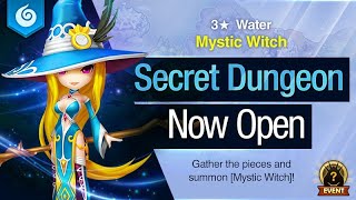 💧[Event] Secret Dungeon for 3★ [Mystic Witch] (Water) Open!💧 - Summoners War