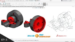 Solidworks - Beginner Tutorials | Component Modelling | EP5