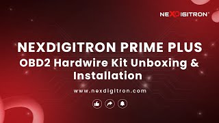 OBD2 Hardwire Kit for Prime Plus - Unboxing & Installation