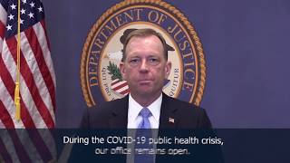 Reporting Hate Crime - Message from U.S. Attorney McGregor Scott
