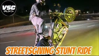 STREETSGIVING  STUNT RIDE -VLOG 29