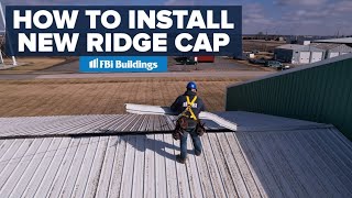 Stop Leaks: How to Install New Ridge Cap | Pole Barn Roofing Series Ep. 2