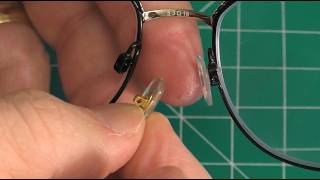 How to Replace Snap-in Style Nose Pads on Glasses