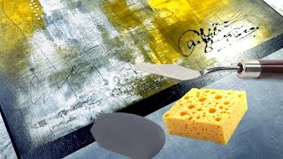 EASY Abstract Acrylic Painting: SIMPLE Tools & Techniques (537)