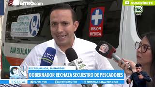 Gobernador rechaza secuestro de jóvenes pescadores