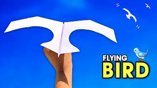 Best flying plane (like bird), how to make new notebook bird plane, best bird plane, paper airplane