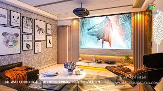 NCC Urban One Luxury Flats 3D Interior Designs Walkthrough