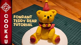 How to Make a Cute Fondant Teddy Bear 🧸 