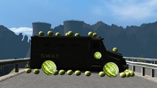 Арбузы плывут под дабстеп Garry's Mod