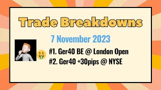 Trade Reviews - 7 Nov 2023. Enjoy
