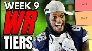 Fantasy Football Nightmares Solved! | Week 9 Wide Receiver Rankings