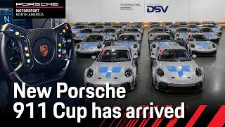New Porsche 911 Cup cars have landed