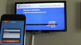 AirCastLive - AirCast It Phone to TV Demo