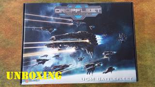 Dropfleet Commander 2.0 UCM Battlefleet Unboxing