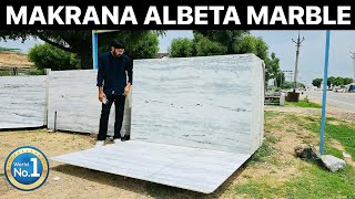 Makrana Albeta Marble | World No. 1 Marble | White Marble | 9116113111