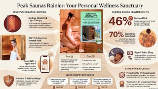 150°F & Medical Red Light: Peak Saunas Rainier Full Spectrum Review DEEP DIVE