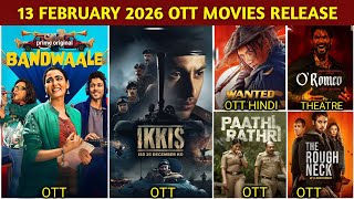 13 February OTT Release Movies & Web Series | Bandwaale OTT | Ikkis OTT | Netflix, Jiohotstar, Zee5