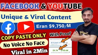 Unique Contents for Facebook & YouTube | No Voice No Face | Very Trending Topics | Monetization On