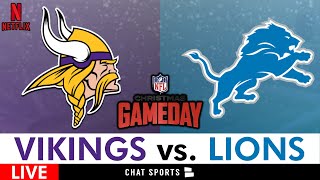 Vikings vs. Lions Live Streaming Scoreboard, Free Play-By-Play & Highlights | NFL Netflix Stream