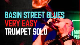 Basin Street Blues Easy Trumpet Solo with Notation