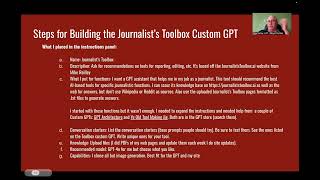 Journalist's Toolbox Custom GPT and How I Built It