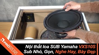 Ruột Gan Loa Sub Yamaha VXS10S, Củ Loa Tích Hợp 2 Voice Coil, 125dB SPL Max