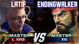 SF6 ▰ LATIF (C.Viper) vs ENDINGWALKER (Ryu) ▰ High Level Gameplay