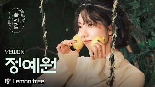정예원 목소리로 다시 태어난 Lemon Tree 🍋ㅣ정예원 (YEWON)ㅣ숲세권 라이브 (For:Rest LIVE)