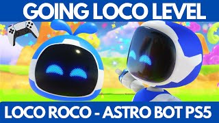 Astro Bot Ps5 Walkthrough || LOCOROCO Level Going Loco - Music and 100% walkthrough