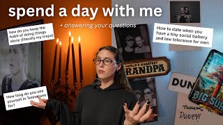 Spend the day with me while I answer your questions | long chatty vlog