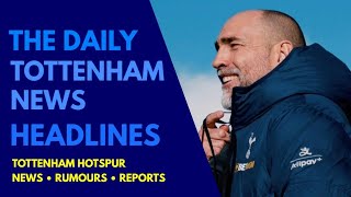 THE DAILY TOTTENHAM NEWS HEADLINES: Berbatov on Tudor, Tel Boost, Bissouma. Bergvall, Naming Rights