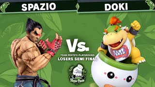 Team Pesto's Playground - Spazio (Kazuya) Vs Doki (Bowser Jr , Yoshi) - Losers Semi Final