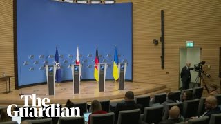Press conference after Ukraine defence contact group meeting – watch live