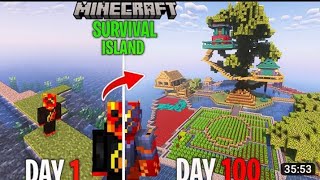 100 days survival challenge in Minecraft Hardcore ❤️ mode