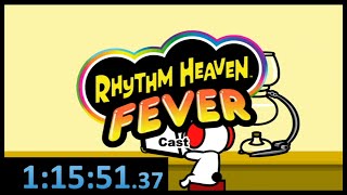 Rhythm Heaven Fever in 1:15:51 (Any%) (WiiUVC) (PB)