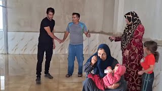 Ali and Fatima say goodbye to Mr. Dal's family, and Mr. Dal's family is upset.