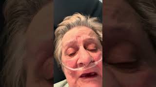 She’s going stir crazy in the hospital. Gotta get her blood pressure down #badgranny