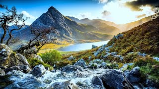 4K UHD Stream at Llyn Ogwen - Wales, UK  | Nature Sounds for Relaxation,  White Noise | 10 Hours