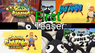 New update 1st teaser! Subway surfers new update save the date and teaser!