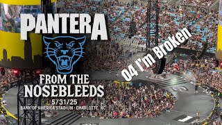 Pantera 04 I’m Broken LIVE Charlotte NC 5/31/25 Metallica M72