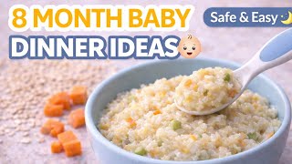 8 Month Baby Food Ideas 👶 | What to Feed & When (Full Guide)