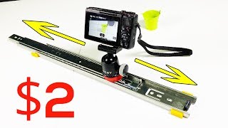 Build $2 DIY Camera Slider! Cheap