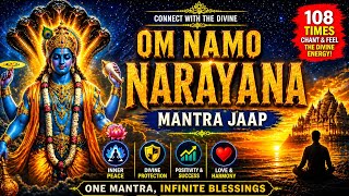 Listen Once & Feel the Power 🔥 | Om Namo Narayanaya Namah Mantra | Divine Vishnu Chant