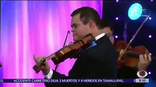 «Al Aire con Paola Rojas» en Televisa acompañado por el Cuarteto Piacere.