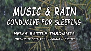 Music to help you sleep with rain in the background