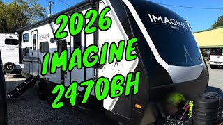 NEW 2026 GRAND DESIGN IMAGINE 2470BH TRAVEL TRAILER BUNK BEDS Dodd RV OUTSIDE KITCHEN WALKTHROUGH