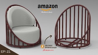 Solid works - Furniture Design | Amazon Sofa | Concept Table-chair | EP21