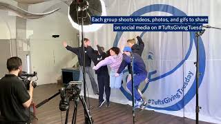 #TuftsGivingTuesday 2024 Media Day Behind the Scenes